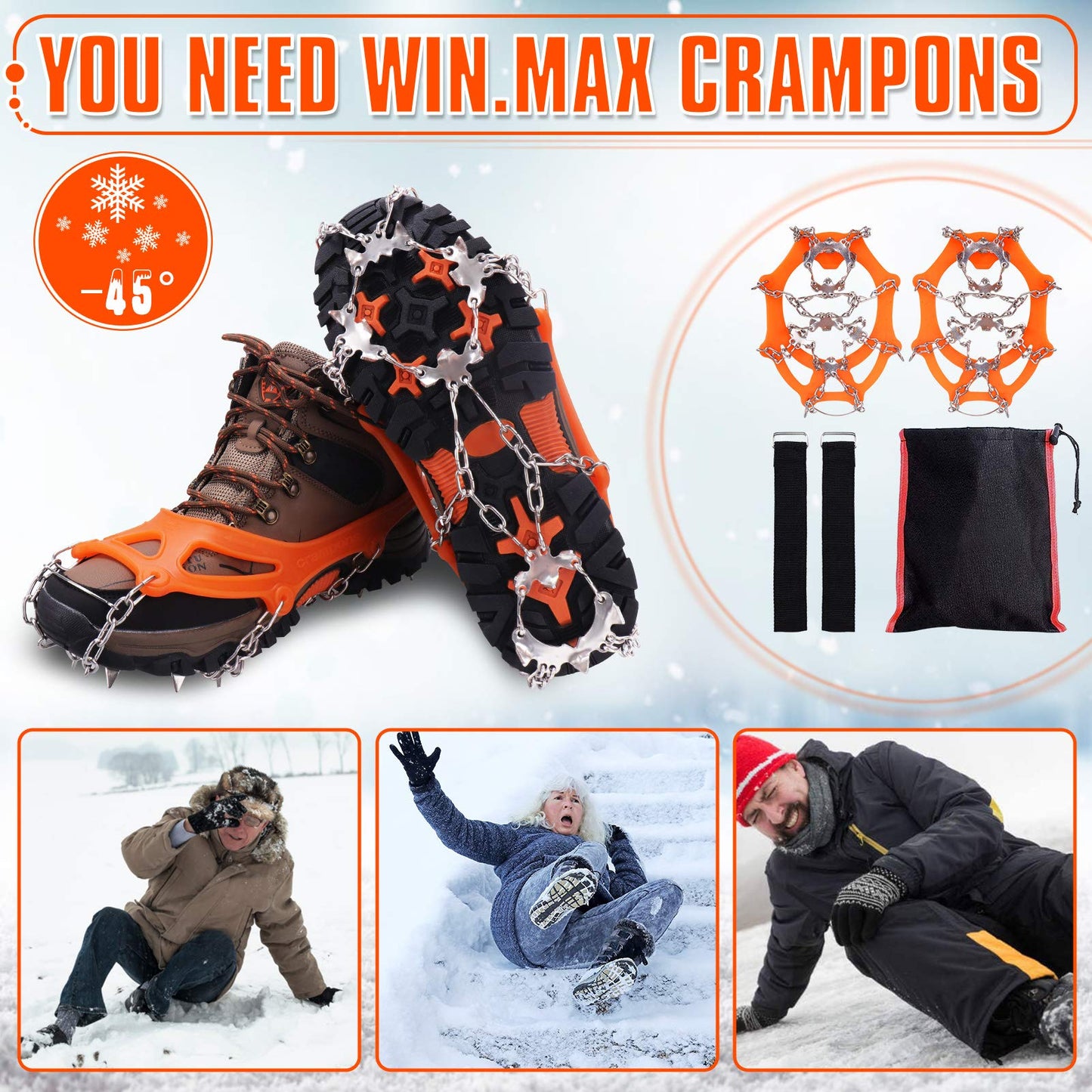 Ice Snow Shoe Crampons